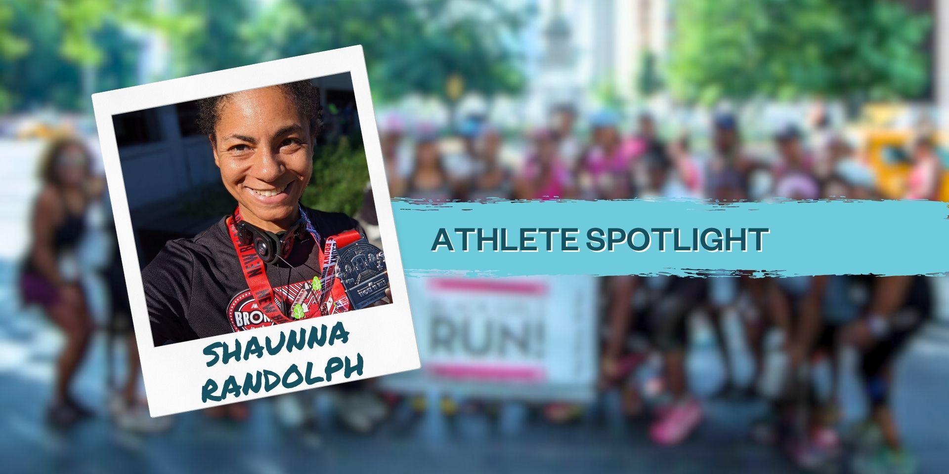 Athlete spotlight banner for Shaunna Randolph