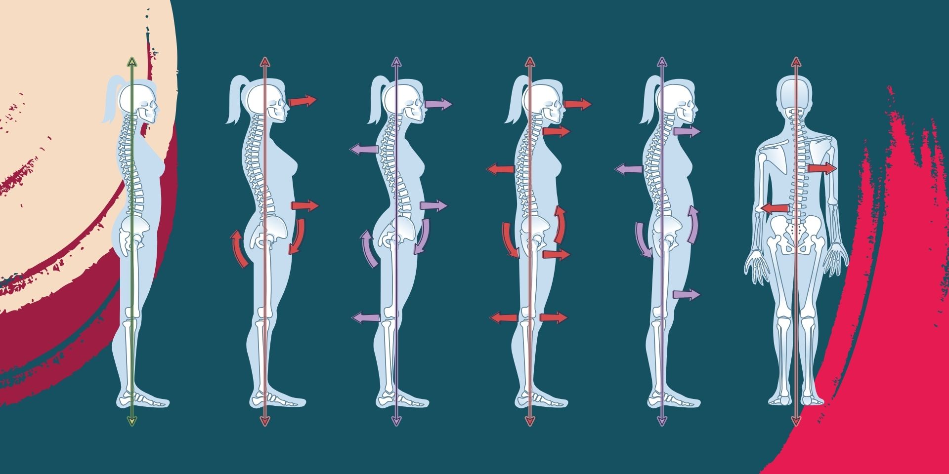 Banner graphic of posture types